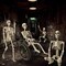 36" Life-Size Skeleton Halloween Decoration – Full-Body Movable Skeleton with 20 Spiders for Yard, Haunted House, Indoor & Outdoor Decor